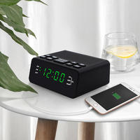Vofull Buntes LED-Licht Radio Digital anzeige DAB Radio Wecker Tragbares Radio