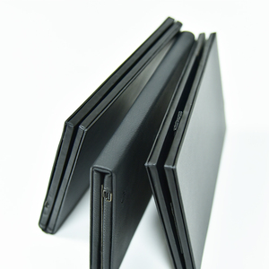 Menú Digital LED Recargable para Escritorio, para Hostelerí<span class=keywords><strong>a</strong></span> y Catering, Menú de Cuero A4 de Tres Caras - Product Image 6