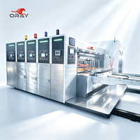 Nuevo Oray 1224, Tinta a Base de Agua Totalmente Automática para Impresora, Troqueladora, Corte y Ranurado de Cartón Corrugado, Caja de Cartón 300