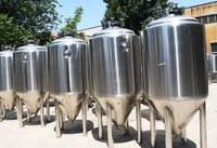 Réservoir de Fermentation de bière en acier inoxydable 304, 2000L 3000L