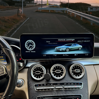 Head Unit Layar Sentuh 14.9 Inch untuk Mercedes Benz C Class W205 2015-2018, Stereo Mobil, Wireless CarPlay, Navigasi GPS