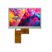 Industrielles 4,3-Zoll/5,0-Zoll/7,0-Zoll LCD-Display 800x480 TFT LED-Hintergrundbeleuchtungsmodul RGB für Bedienfelder/HMI/Smart Home