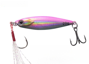 Leurre de pêche <span class=keywords><strong>Hot</strong></span> Metal Jigging 7g 10g 15g 20g Long <span class=keywords><strong>Shot</strong></span> Float Down Sinking Bait avec crochets pour Marlin dans les rivières et les ruisseaux - Product Image 5