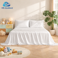 Ensemble de literie Tianzhu en fibre de bambou pure biologique certifiée OEKO-TEX 400TC, léger et rafraîchissant, respectueux de l'environnement, de la marque Cloudland