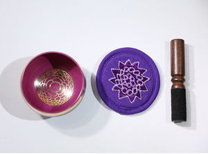 7 ensemble de bols colorés bol sonore de yoga bol chantant tibétain en laiton coloré - Product Image 6