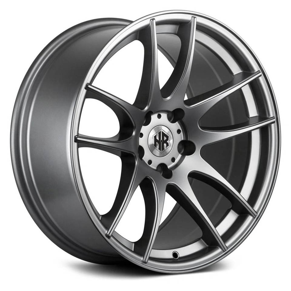 18 Inch R Tech Wheel New Aftermarket Design Silver Monoblock Deep Dish Forged Aluminum Alloy ...