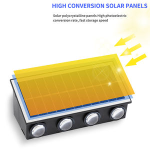 태양 야외 벽 세척 빛 방수 정원 가정 조경 벽 빛 태양 - Product Image 2