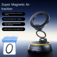 Nouveau support de téléphone portable universel pour voiture, support magnétique pliable réglable en hauteur, alliage de qualité aérospatiale, 360 degrés