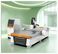 Machine de découpe et de gravure CNC Ruijie 1325 avec couteau oscillant pour panneaux MDF, contreplaqué, bois, acrylique avec CCD OEM/ODM
