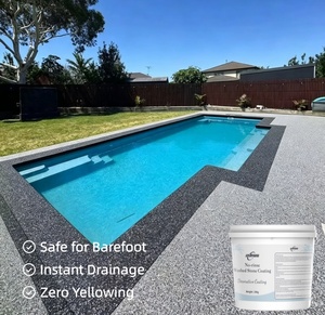 Pierre en résine antidérapante pour terrasse <span class=keywords><strong>de</strong></span> piscine, spa et zone humide, à drainage rapide, résistante au <span class=keywords><strong>chlore</strong></span>, surface en galets pour un confort pieds nus - Product Image 1