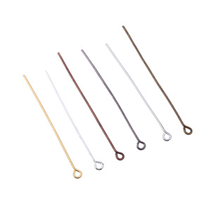 Jewelry Pin <b>Beading</b> <b>Needles</b> Silver Gold Black Bronze Red Copper Plated Iron Small Size For DIY Jewelry Making Accessories - Product Image 5