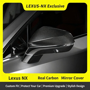 Hesheng Real Carbon Fiber <b>Door</b> <b>Mirror</b> Housing Side <b>Mirror</b> Cover for RX300 RX350h NX260-Easy Installation Auto Upgrade - Product Image 2