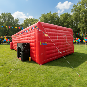 Carpa Inflable Cuadrada Portátil de Oxford/PVC 210D con Ventilador Incorporado, Altura >12 pies, Certificación EN14960, para Cine, Fiestas y Eventos - Product Image 1