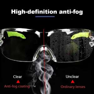 نظارات أمان للعمل متعددة الوظائف وعالية الجودة مضادة للضباب مقاومة للأتربة والرمال نظارات أمان للحام مضادة للرذاذ - Product Image 3
