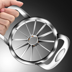 ที่ตัดแอปเปิ้ลสแตนเลส 304 พร้อมที่คว้านผลไม้โลหะผสมสังกะสีหนา ที่ตัดผลไม้สำหรับครัว ใช้กับเครื่องล้างจานได้ ชุด 12 ชิ้น - Product Image 3