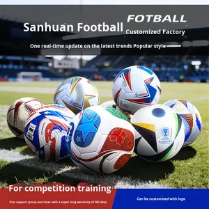 Nuevo modelo n. ° 5 Fútbol para la Copa del Mundo Copa de Europa Copa de América para Champions League adhesivo de cuero PU mismo estilo al por mayor - Product Image 3