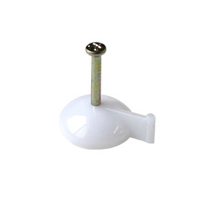 Clou à maçonnerie en acier 18mm 25mm à pointe biseautée électroplaqué pour fixation murale en béton - Product Image 1