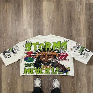 <span class=keywords><strong>T</strong></span>-<span class=keywords><strong>Shirt</strong></span> di Lusso per <span class=keywords><strong>Uomo</strong></span> di Alta Qualità, 240 Grammi, 100% Cotone, Oversize, Stile <span class=keywords><strong>Basic</strong></span> Bianco con Lavaggio Acido, Stampa Personalizzata, Manica Corta, Molto Richiesta - Product Image 3