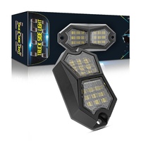 Luces LED Blancas de Estilo Moderno, 9 LED, Blanco Puro, 12V, Luces Antiniebla y de Esquina, IP67 Impermeables, para Camiones y Jeeps