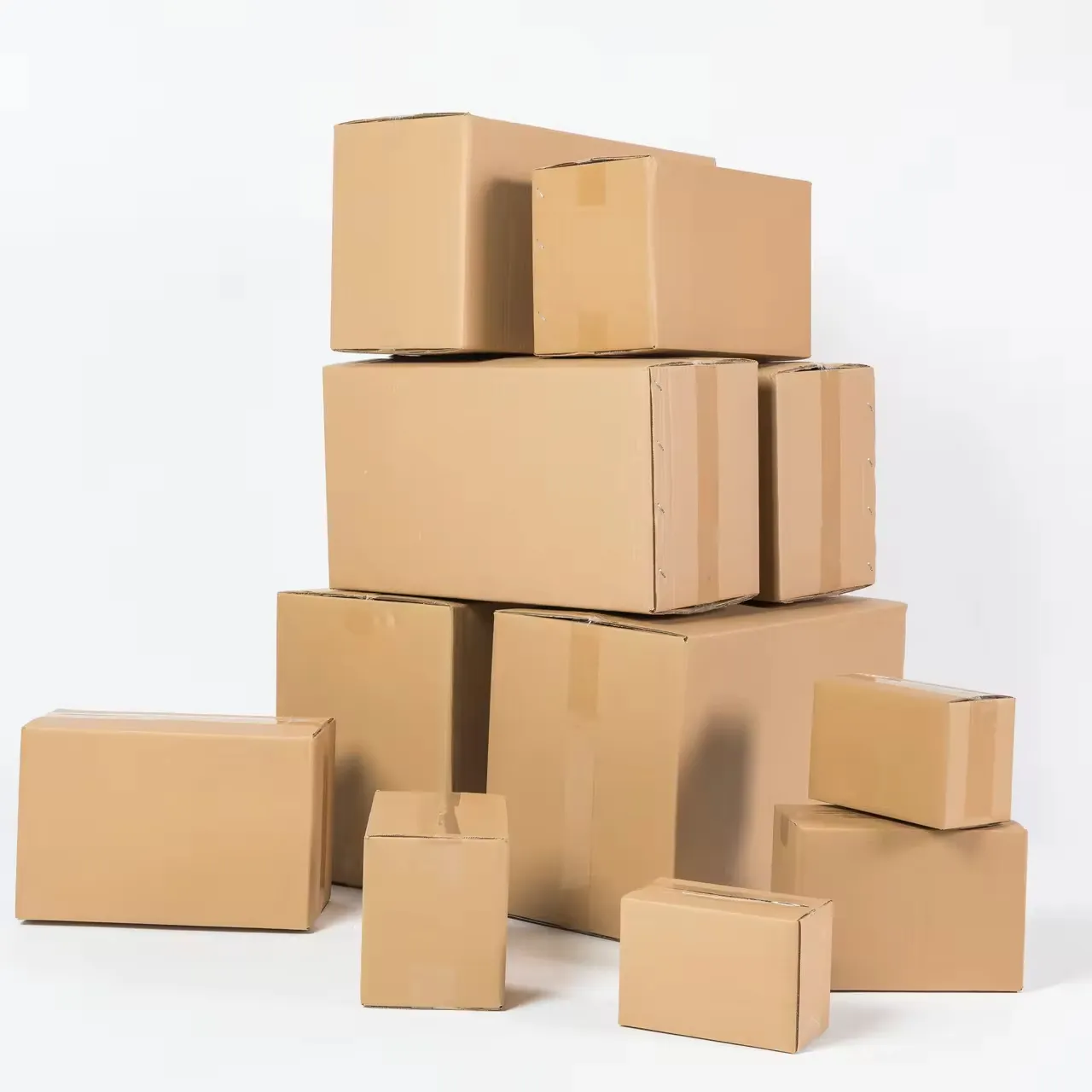 Kotak kardus kuat kotak bergerak kualitas tinggi kustom karton penyimpanan penghapusan berbagai ukuran kemasan karton