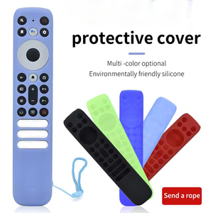 Housse de protection en silicone pour télécommande avec cordon, housse de télécommande de télévision tout compris pour télécommande vocale TC-L RC902V FMR1 - Product Image 6