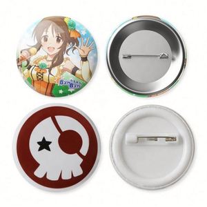 Promotional Custom Made Printed Logo Blank Round Button Badge With Tinplate Pin Buttons - Product Image 3