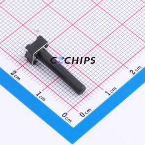 TS6620CJ Tactile Switch Through hole Component (THT)-4P,6x6mm Switch Single Pole Single Throw Round Button Through Hole 6mm - Product Image 1