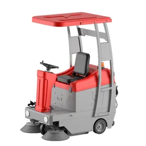 PB105 Automatic Industrial Floor Sweeper Four Wheel Steering Road Sweeper Cleaning Machine