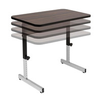 Mobilier scolaire, bureaux pour lycées, différentes surfaces de travail personnalisables, bureau scolaire à hauteur réglable, bureaux d'étude pour étudiants