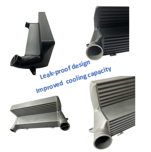 Nouveau système de refroidissement turbo en aluminium JSY amélioré pour B*MW N54/N55/135i/335xi/E92/335D Kits d'intercooler Radiateur personnalisé - Product Image 4