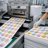 Étiquettes cadeaux d'anniversaire personnalisées, autocollants adhésifs en papier, étiquettes de scellage pour emballages cadeaux, cadeaux de fête