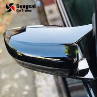 Coques de rétroviseurs latéraux style M5 noir brillant RHD pour BMW G20 G21 G22 G23 G26 G42 2018-2024, en ABS injecté, paire