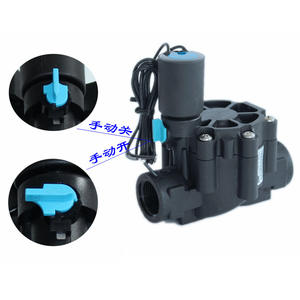 Válvula Solenoide Zanchen de Cuerpo Mini de Plástico con Interruptor Manual para Riego de Agua en Exteriores - Product Image 1