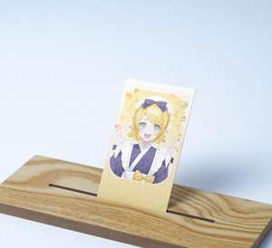 Kartu pos hadiah Anime Kawaii pribadi kartu kertas kartun imut Logo merek perusahaan desain kustom populer untuk promosi - Product Image 4