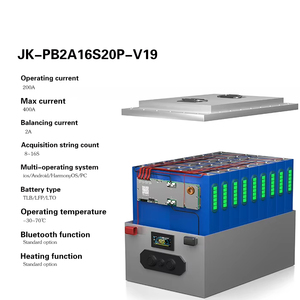 PB2A16S20P JKBMS BMS Intelligente con Bilanciamento Attivo per Lifepo4, 8-16 Stringhe, Corrente Continua 200A, Modulo BT Integrato, <span class=keywords><strong>PCB</strong></span> <span class=keywords><strong>PCBA</strong></span> - Product Image 4