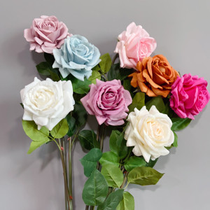 L-AF01-1 Vente en gros de fleurs artificielles, fleurs artificielles de haute qualité au toucher réel, roses de haute qualité au toucher réel - Product Image 3
