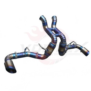 ท่อไอเสียแบบ Catback สีฟ้า Vortex Blue Burnt Titanium สำหรับ McLaren 570S 540C 3.8T V8 ปี 2015-2021 แบบปลายคู่ ชุดแต่งเพิ่มประสิทธิภาพ - Product Image 3
