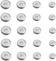 Entretoises rondes plates en acier inoxydable, perles métalliques en forme de disque pour la fabrication de colliers, bracelets et bijoux, accessoires de perles