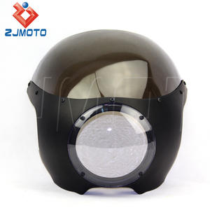 ZJMOTO-<span class=keywords><strong>carenado</strong></span> <span class=keywords><strong>Universal</strong></span> para <span class=keywords><strong>Cafe</strong></span> <span class=keywords><strong>Racer</strong></span>, faro clásico de carreras, Viper, para Sportster con tenedores de 39mm - Product Image 2