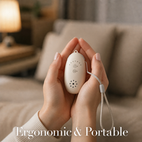 Produits d'aide au sommeil portables rechargeables, masseur à impulsions EMS avec 10 sons naturels pour un sommeil plus rapide et un soulagement du stress