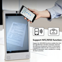 Batterie de grande capacité 10000 mAh, écran tactile numérique en forme de L, signalisation numérique RK3576s 4+64 Go, POE, NFC pour restaurants/bars/cafés, borne de commande