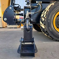 Chargeuse-pelleteuse sur pneus 4x4 compacte, moteur diesel Yuchai, entièrement hydraulique, engin de terrassement, rétrocaveuse