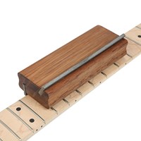 Lime à chanfreiner les extrémités des frettes de guitare en bois de Merbau, double usage 35° et 90°, outil de chanfreinage et de rasage des extrémités des frettes, outils de luthier