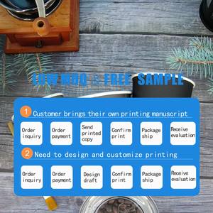 Gobelets jetables à double paroi en papier kraft avec couvercle, personnalisables avec logo, pour <span class=keywords><strong>café</strong></span> chaud, thé, vin et boissons gazeuses - Biodégradables - Product Image 3