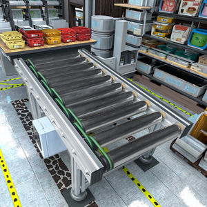 XS310 Çin Üreticisi Özelleştirilebilir Ayarlanabilir Hızlı 1m Paslanmaz Çelik Rulolu Yerçekimi Senkron Kayışlı Rulolu Konveyör Makinesi - Product Image 4