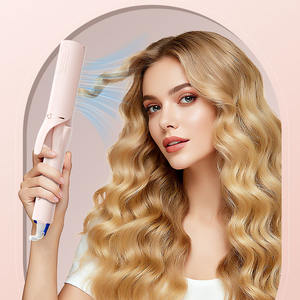 Fer à boucler et lisseur Cool Air incurvé 198 Rose, multi-styler portable avec moteur sans balais - Product Image 2