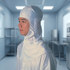 Vêtement de protection antistatique ESD pour salle blanche avec surface en polyester/fil conducteur, résistivité 10e6-7 Ohm SI SI-204E, pour homme - Product Image 2