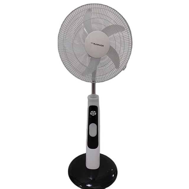 Teyoza Hot Sale High Speed 16/18inch  LIthium Battery Energy Saving  BLDC Motor Solar Rechargeabel Stand Fan with Remote Control