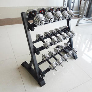 Çifti spor ucuz Hex Dumbbells vücut geliştirme egzersiz tezgah dambıl kauçuk 100kg Online Set dambıl rafı - Product Image 6
