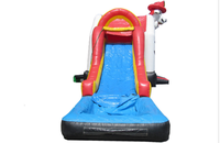 Château gonflable à thème pour petits chiens avec toboggan pour usage commercial